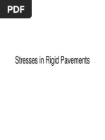 Stresses in Rigid Pavements