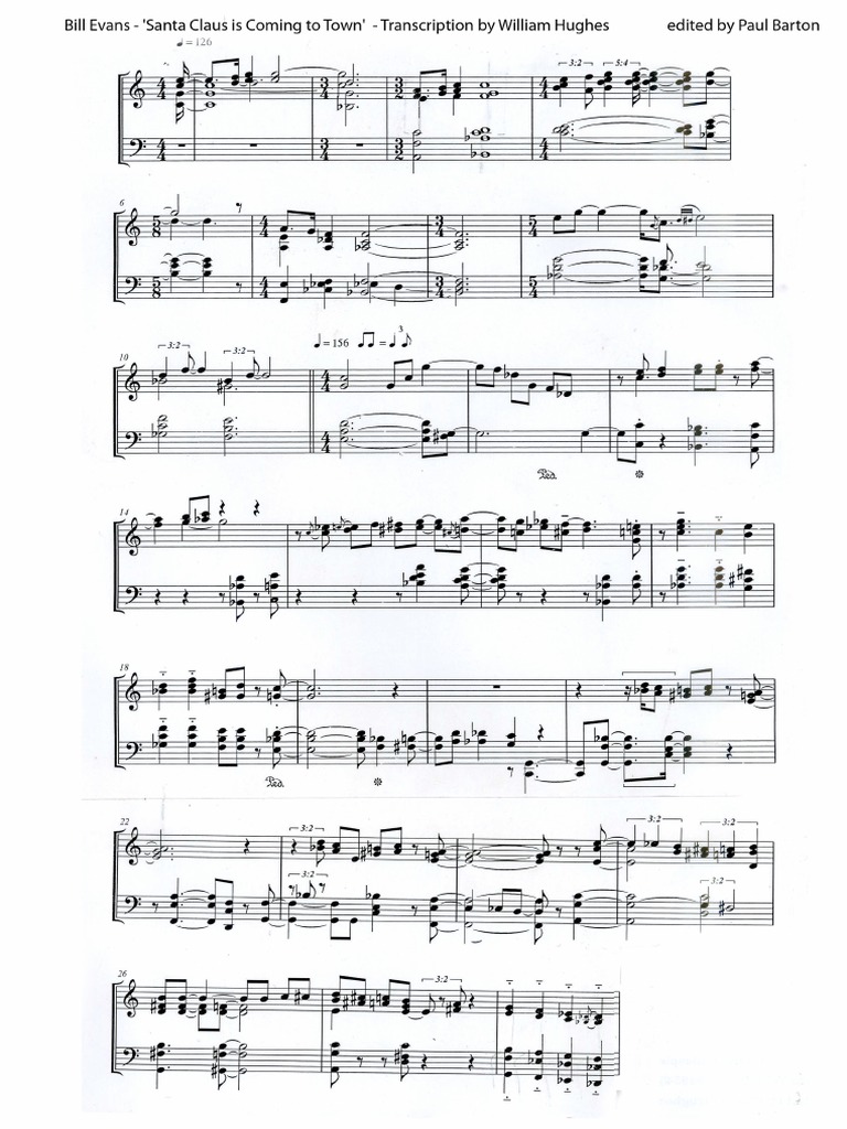 Bill Evans Transcriptions Pdf Files