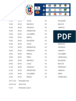 Jadwal Copa Amerika