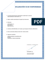 Certificado Flexometro 2011-2015
