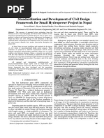 Standardization and Development of Civil Design Framework For Small Hydropower Project