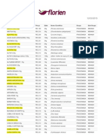 Lista Produtos Florien - TABELA MARÇO 15