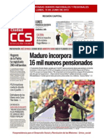 Principales Portadas Diarios Nacionales y Regionales