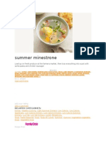 Summer Minestrone: Related Categories