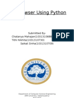 Web Browser Using Python