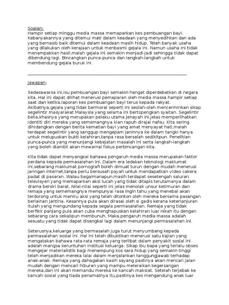 Kes Pembuangan Bayi Stpm Pdf