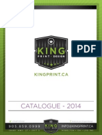 KingPrint Catalogue 2014