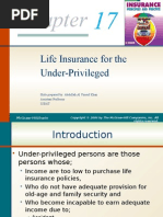 Chapter 17 [Life Insurance for the Under-Previlaged].pptx