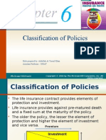 Chapter 6 (Classification of Policies)