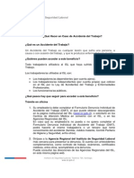 Que Hacer en Caso de Accidente Del Trabajo y de Trayecto