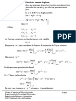 Método de Newton-Raphson