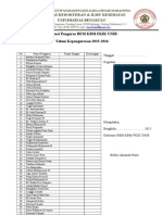 Absensi Kepengurusan