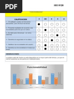 ISO 9126 Funcionabilidad