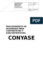 Procedimiento de Seguridad Para Contratistas y Subcontratistas