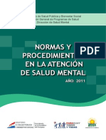 Manual de Normas y Procedimientos de Salud Mental