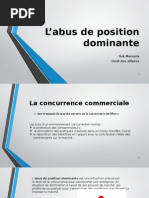 L'Abus de Position Dominante