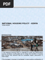 Download National Housing Policy in Kenya by Jobin John SN268752753 doc pdf