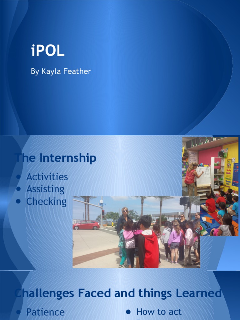 Internship Insights and Lessons Learned | PDF | Self-Improvement