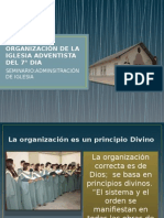 Organizacic3b3n de La Iglesia Adventista Del 7c2b0