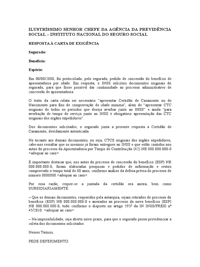 Carta De Concessão De Benefício Previdencia Vários Benefícios