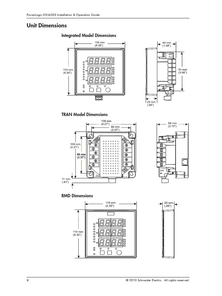 ION6200 InstlOprGd 70002-0196-10 | PDF