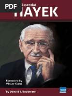 The Essential Hayek by Prof. Donald Boudreaux