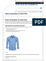 Fabric Consumption of A Basic Shirt