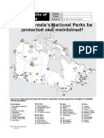 National Parks of Canada Summative Task