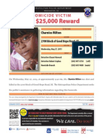 Charnice Milton Reward Flier