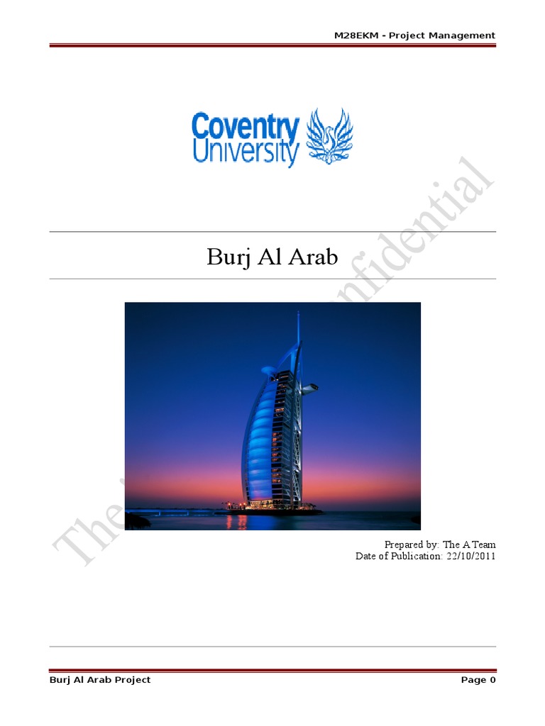Project (Burj Al Arab) Updated | PDF | Project Management | Occupational  Safety And Health