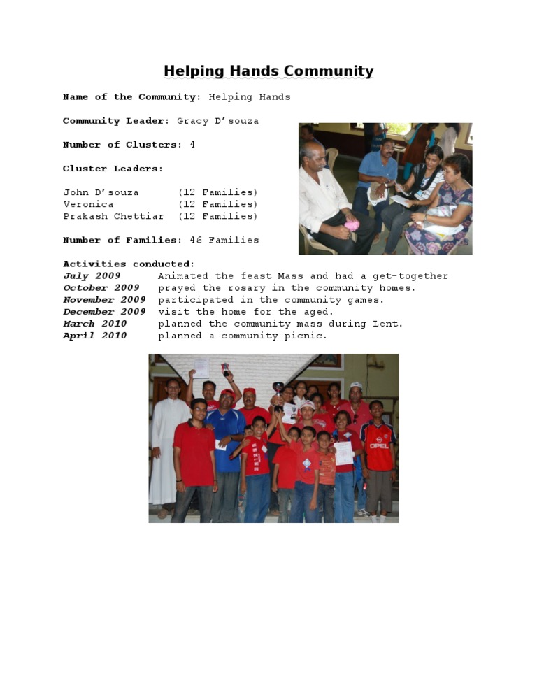 Helping Hands | PDF | Worship | Christian Worship And Liturgy
