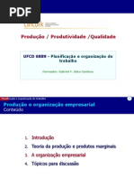 Producao e Organizacao Empresarial