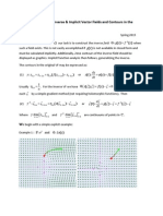 An Elementary Note: Inverse & Implicit Vector Fields in The Complex Plane