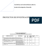 Unica: Entérate Que Proyectos de Investigación Hay en Tu Facultad y Cuánto Cuestan