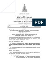 Warta Kerajaan Negeri Selangor Bertarikh 31 Mac 2011