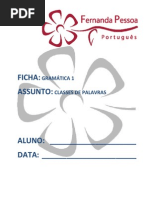 Ler Sobre as Classes de Palavras