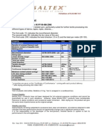 Technical Data Sheet Basalt Twisted Yarn KVY10-68-Z40