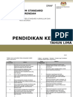 Dokumen Standard Kurikulum Dan Pentaksiran Pendidikan Kesihatan Tahun 5