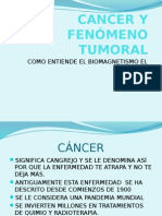 Cancer y Fenómeno Tumoral