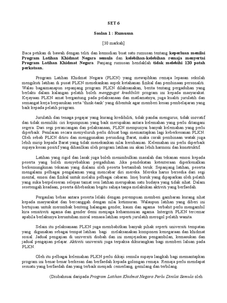 Bm Kertas2 Set 6 Pdf