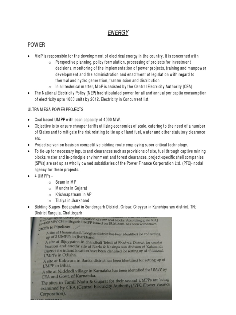 Overview of India's Power Sector Policies | PDF | Renewable Energy ...