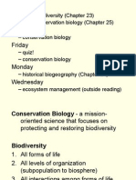 19 - Conservation Biology