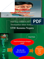 Pajak Dalam Siklus Bisnis (materi seminar) by Asep E USB YPKP