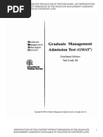 GMAT - Test Code 28