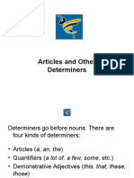 Articles & Determiners