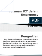 Peran ICT Dalam Masa Emergency