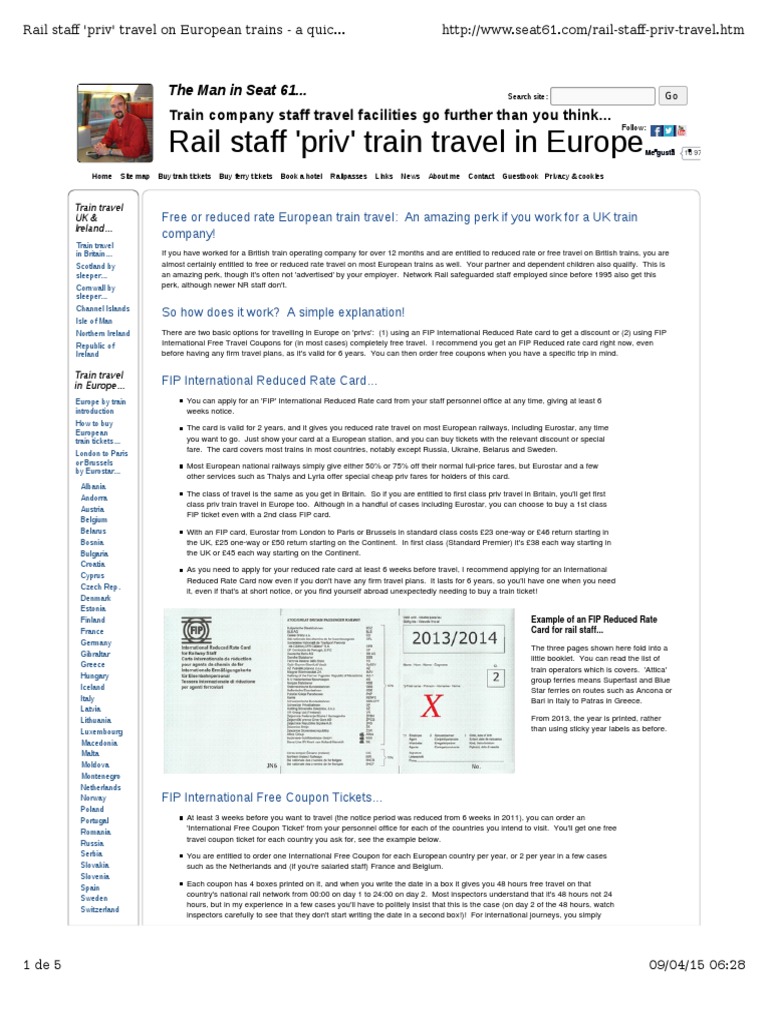 FIP & Coupons | Download Free PDF | Train | Sustainable Transport
