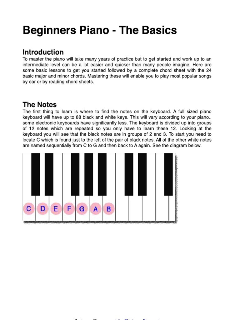 Piano Basics For Beginners – How To Find A Piano Teacher – ITOC