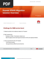 Huawei SingleRAN IP Migration Solution