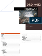 Houserule Issue 1